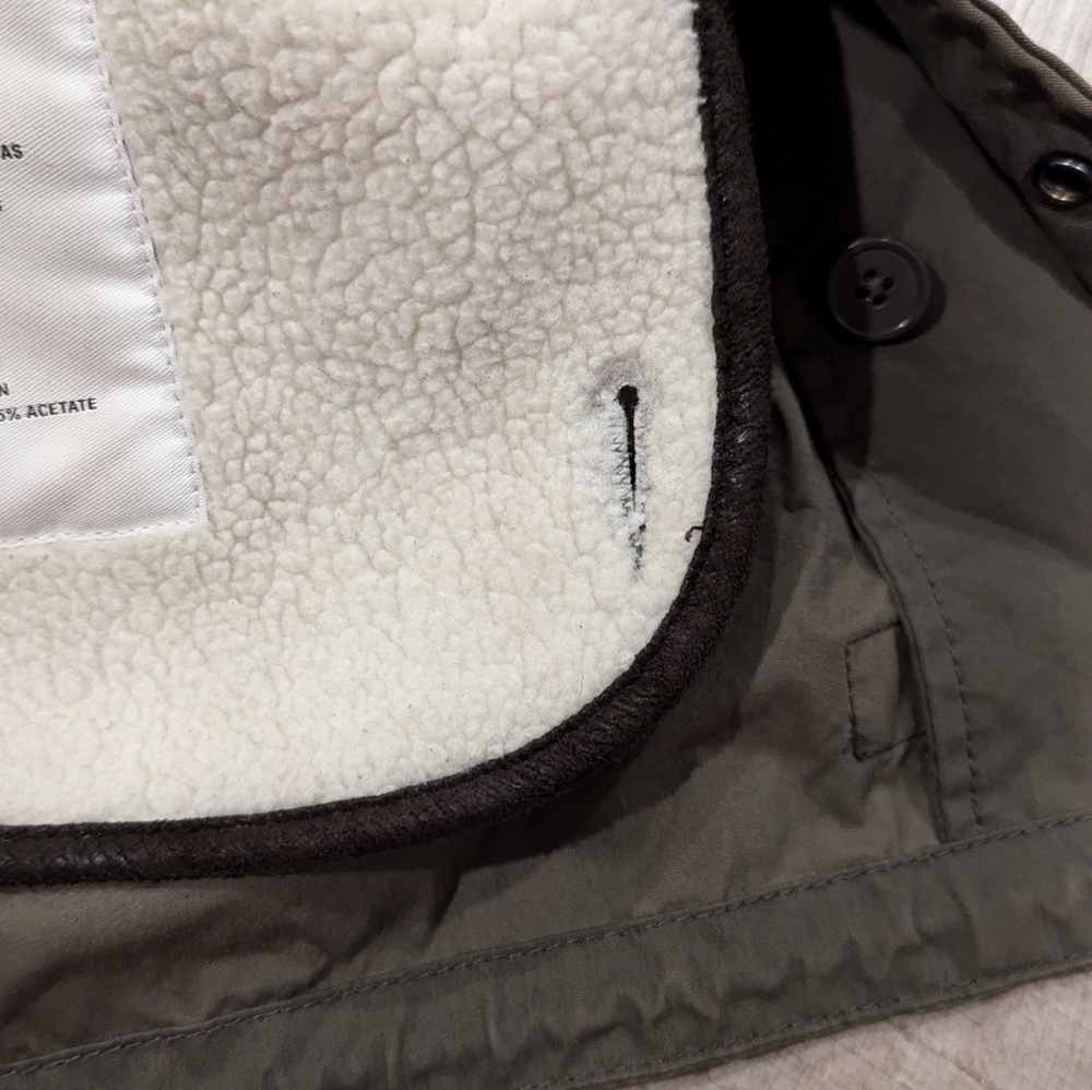 Aritzia Olive Green Parka with Faux Fur Hood Trim - Picture 11 of 16